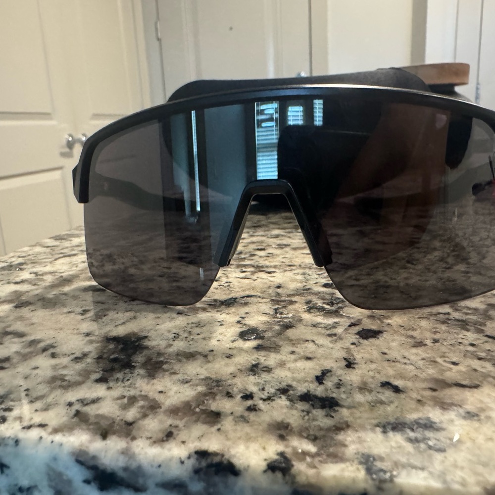 Oakley Matte Black Sunglasses with Case - Picture 5 of 5